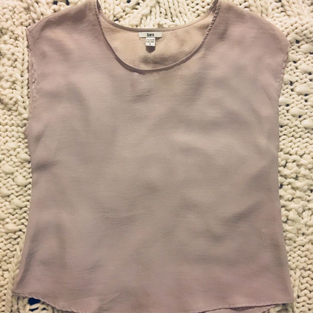 Bar III cap sleeve blouse